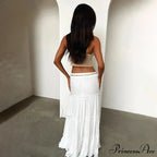 Lacy Flowery Zesty Crop Top