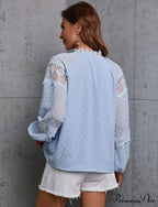 Lacy Hollow Out Fringe Oversized Bohemian Top