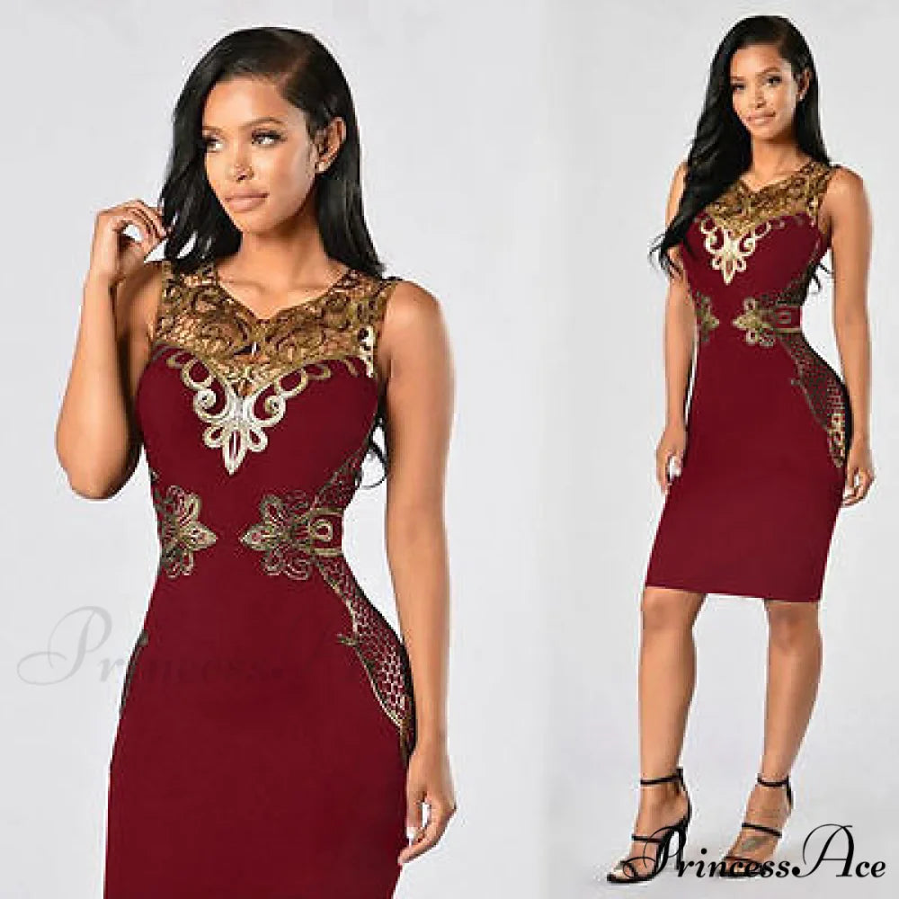 Ladies Evening Party Short Mini Dress