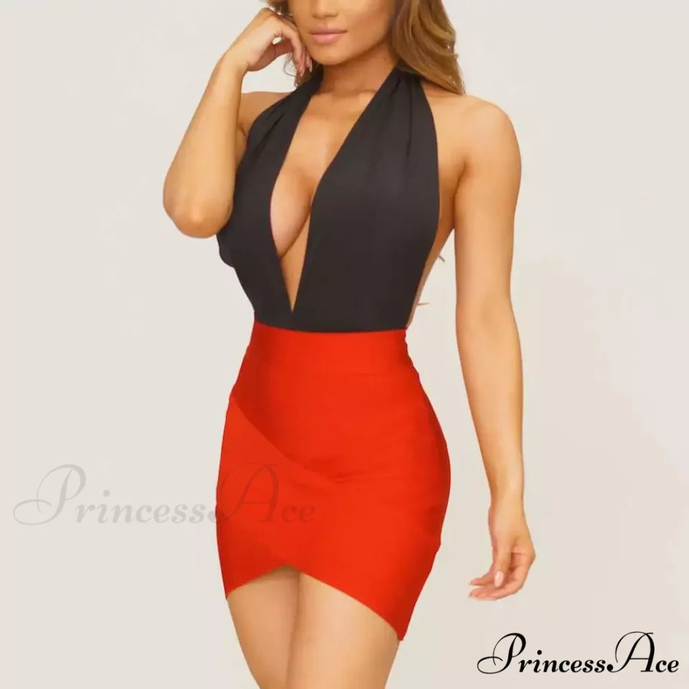 Ladies Rayon Pencil Bandage Skirt