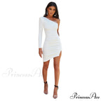 Lalana Formal One Charming Shoulder Mini Dress