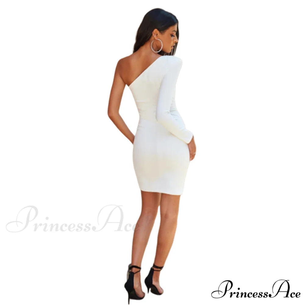 Lalana Formal One Charming Shoulder Mini Dress