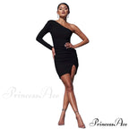 Lalana Formal One Charming Shoulder Mini Dress