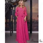 Lantern Sleeve Elegant Bandage Dress