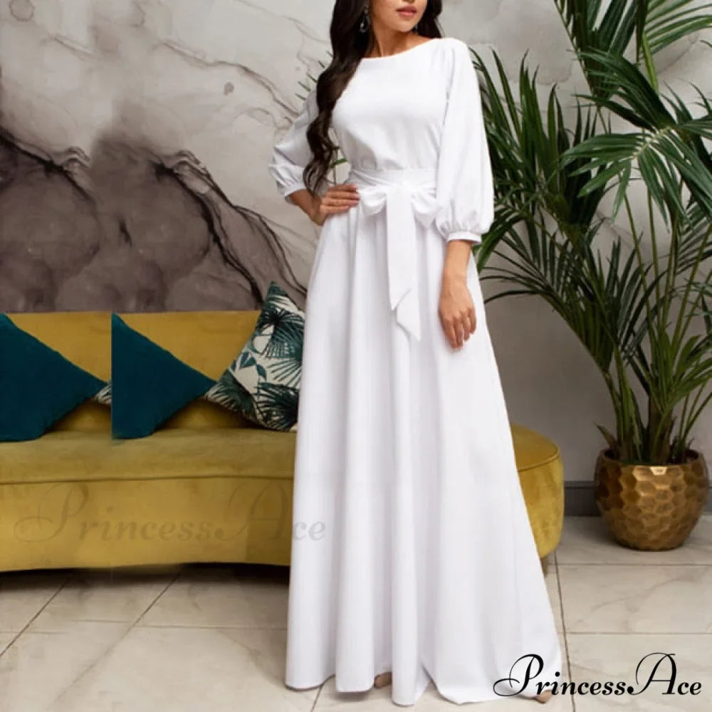 Lantern Sleeve Elegant Bandage Dress