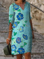 Large Big Printed Boho Casual Party Elegant Dresses