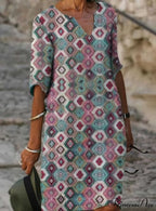 Large Big Printed Boho Casual Party Elegant Dresses