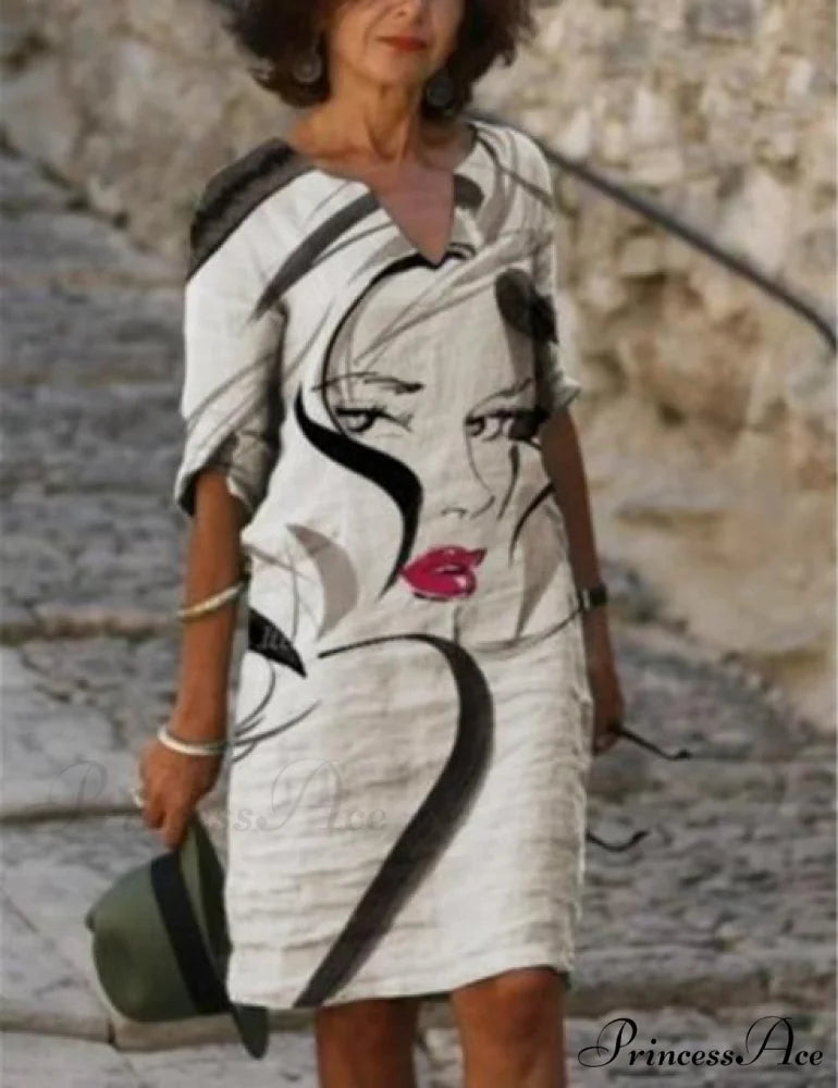 Large Big Printed Boho Casual Party Elegant Dresses