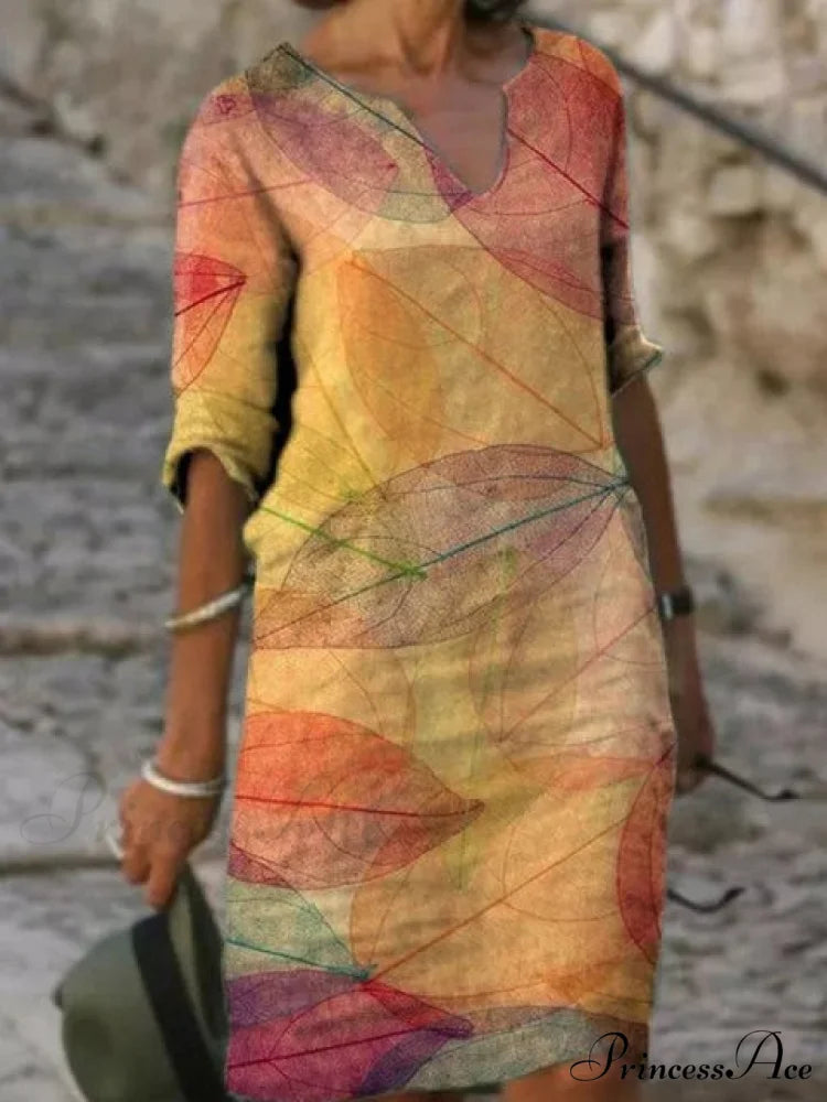 Large Big Printed Boho Casual Party Elegant Dresses