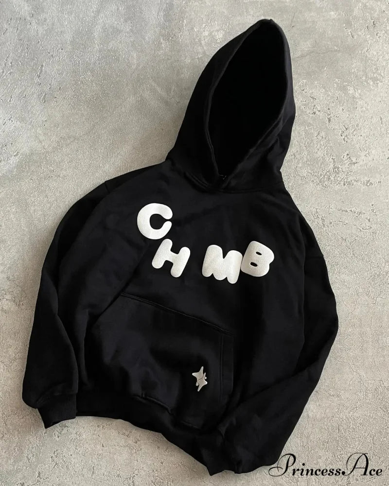 Large Graphic Baggy Hoodie