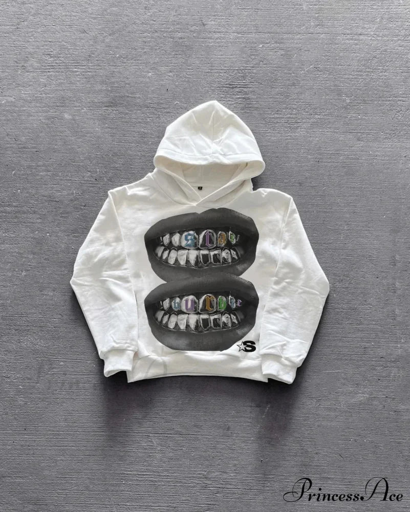 Large Graphic Baggy Hoodie