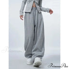 Large Grey 2000s Women Sweatpants Trousers