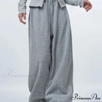 Large Grey 2000s Women Sweatpants Trousers