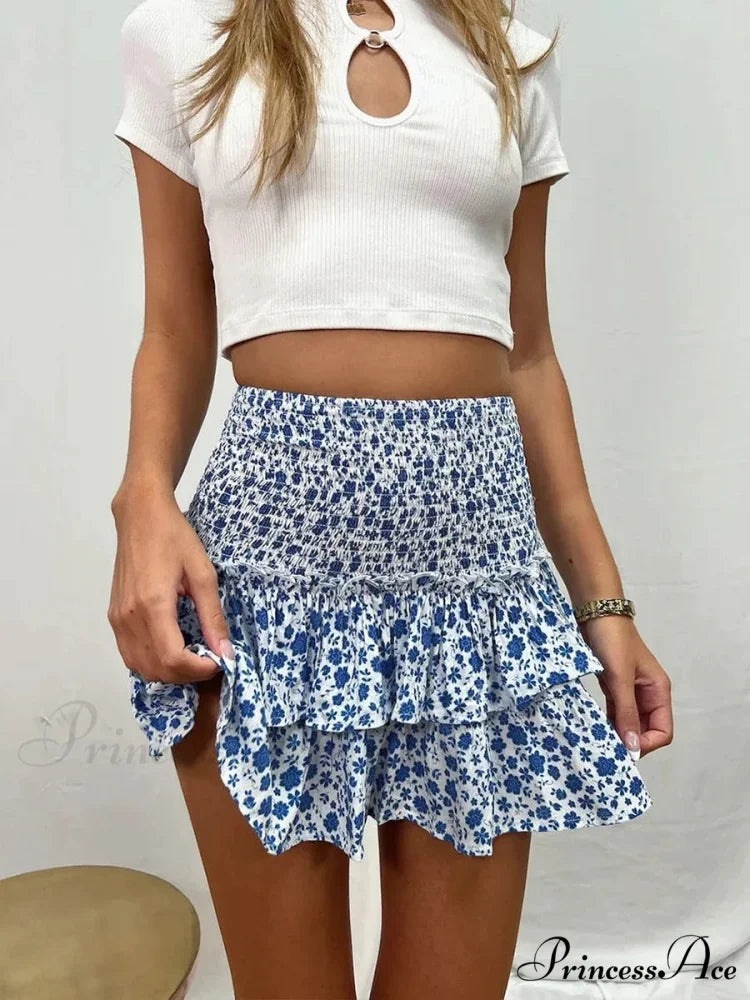 Layered Frilled Enchanting Style Skirt