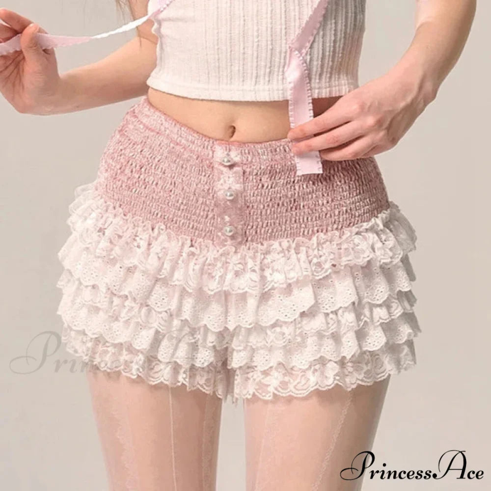Layered Lace Cake Pettipants Skirt