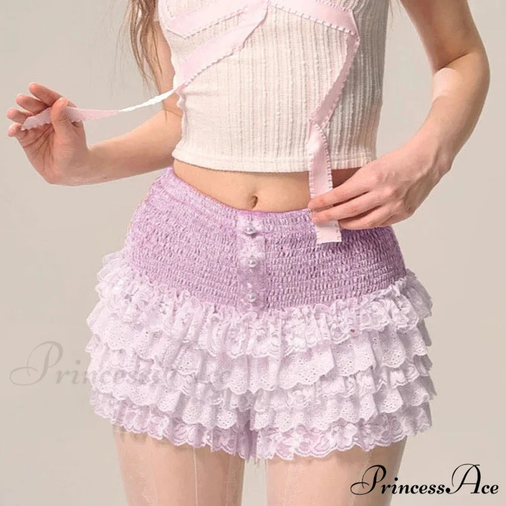 Layered Lace Cake Pettipants Skirt