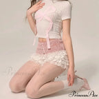 Layered Lace Cake Pettipants Skirt