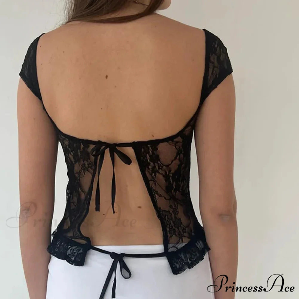 Leopand Mesh Cut Neck Crop Top