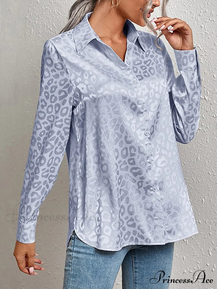 Leopard Print Luxury Blouse