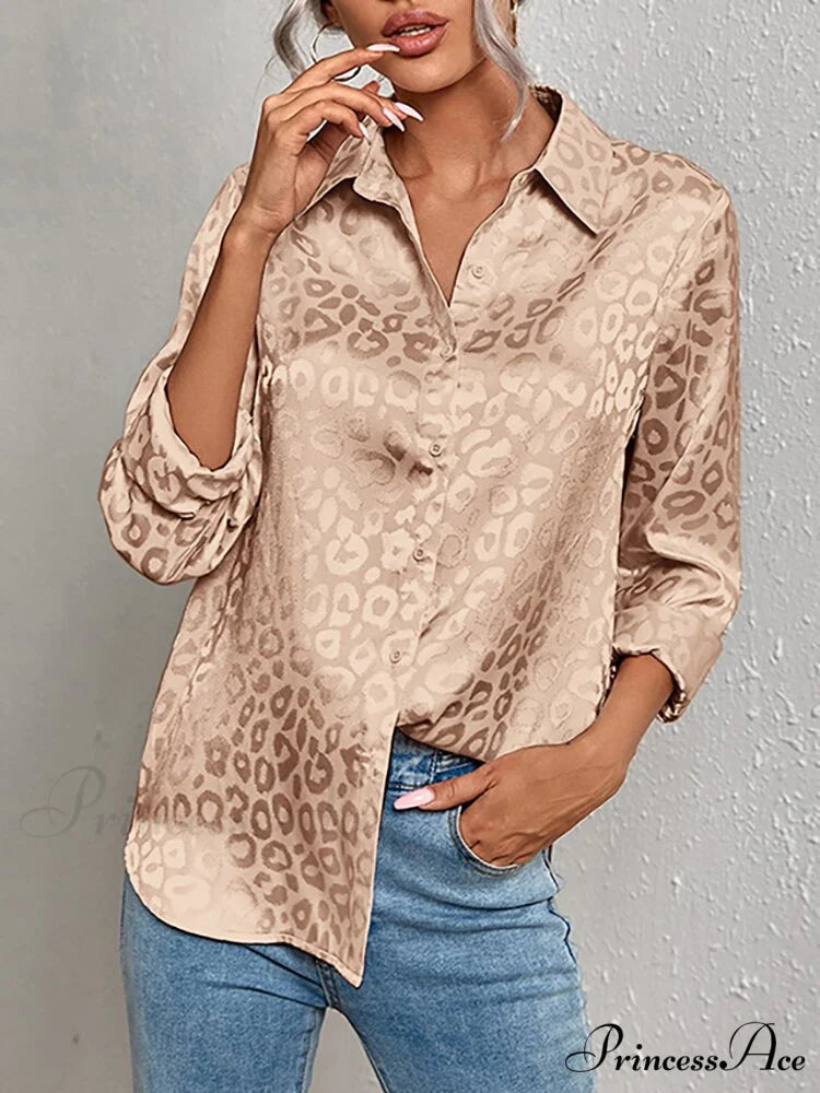 Leopard Print Luxury Blouse