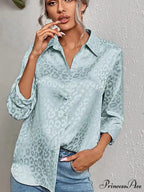 Leopard Print Luxury Blouse