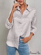 Leopard Print Luxury Blouse