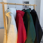 Letter Print Fall Gothic Style Hoodie