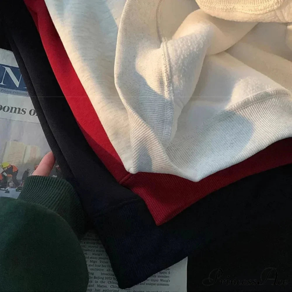 Letter Print Fall Gothic Style Hoodie