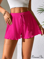 Lettuce Trim Knot Front Lettuce Trim Shorts