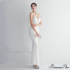 Liana Formal Sequin Charming Scroll Mermaid Dress