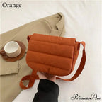 Light Solid Color Cotton Informal Crossbody