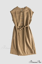 Linen Daisy Dress