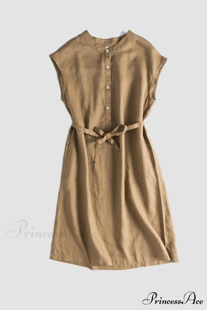 Linen Daisy Dress