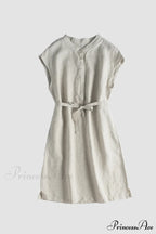 Linen Daisy Dress