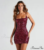 Lissie Formal Stylish Sequin Mini Dress