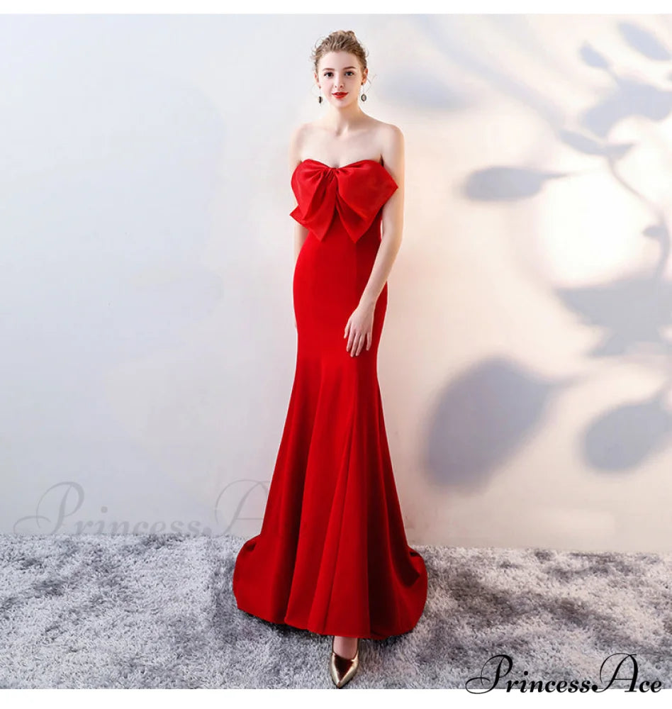 Lola Off-the-shoulder tube Charming top slim fishtail skirt