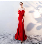 Lola Off-the-shoulder tube Charming top slim fishtail skirt