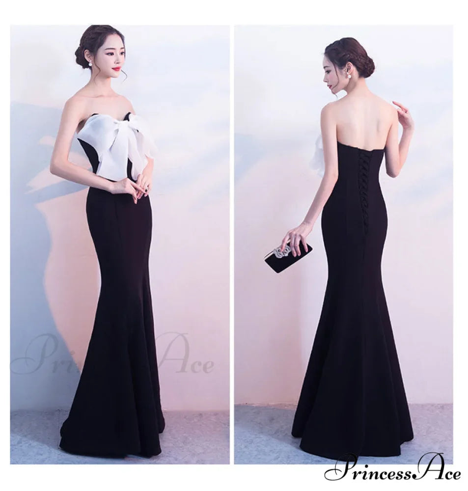 Lola Off-the-shoulder tube Charming top slim fishtail skirt