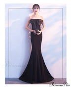 Lola Off-the-shoulder tube Charming top slim fishtail skirt