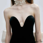 Long Backless Sparkling Prom Dress