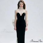Long Backless Sparkling Prom Dress