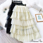 Long Elegant Fashion Lace Skirts