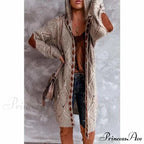 Long Hooded Cardigan