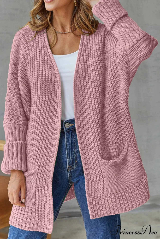 Long Open Front Cardigan