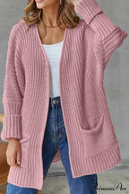 Long Open Front Cardigan
