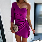Long Sleeve Bodycon Slim Party Dress