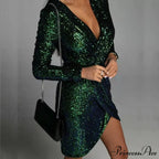 Long Sleeve Party Dress