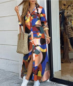 Long Sleeve Shirt Denim Long Dress