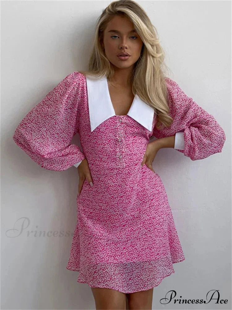 Long Sleeve Short Dress