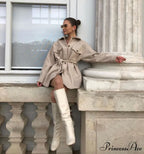 Long Sleeves Thicken Casual Fashion High Street Coat